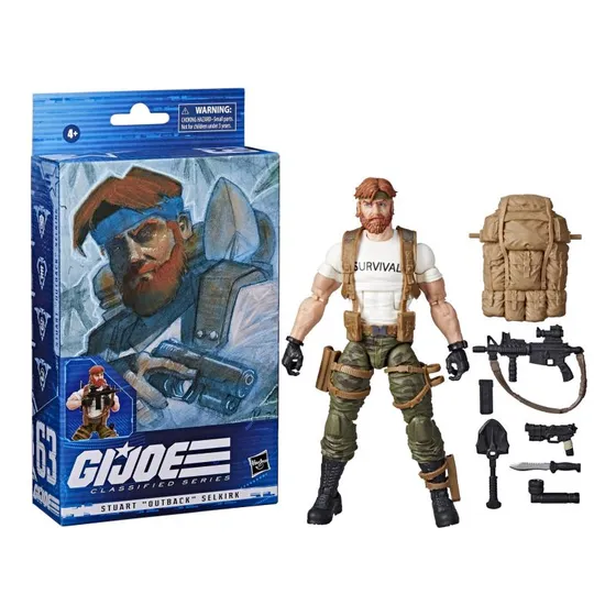 Stuart Outback Selkirk G.i. Joe Classified Series Gijoe 
