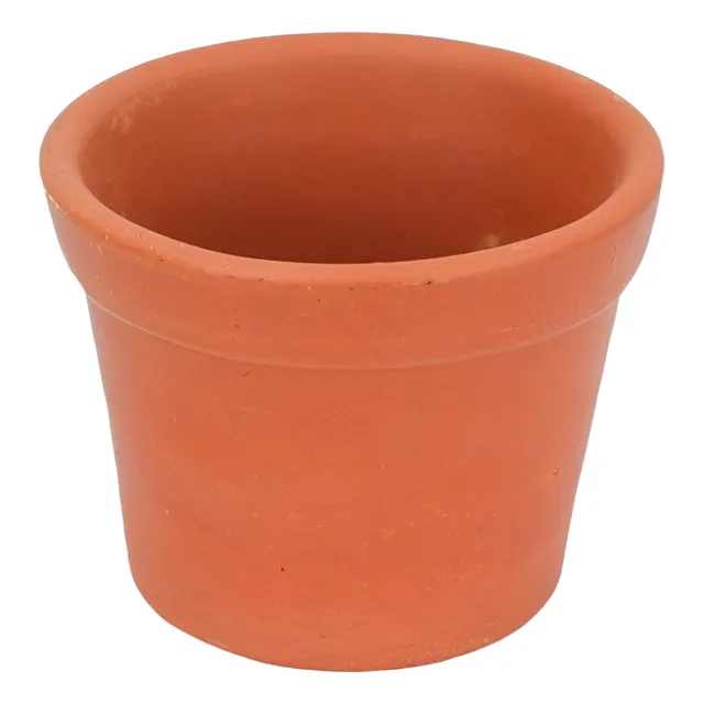 Vaso De Barro Cerâmica 11x9cm P/ Jardim Flores (kit C/20un)