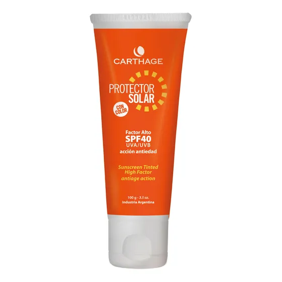 Protector Solar Antiedad 40 Color Carthage 100 Uva Uvb