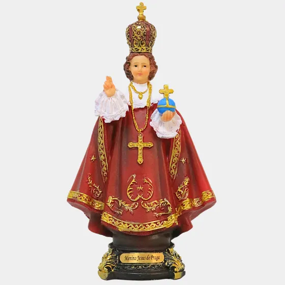Imagem Menino Jesus De Praga 20 Cm - Resina