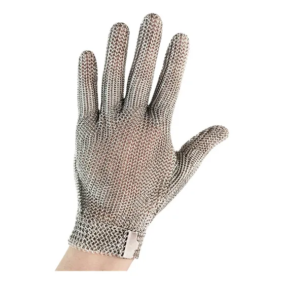 Anillo De Acero Inoxidable Guantes De Malla Anti Corte