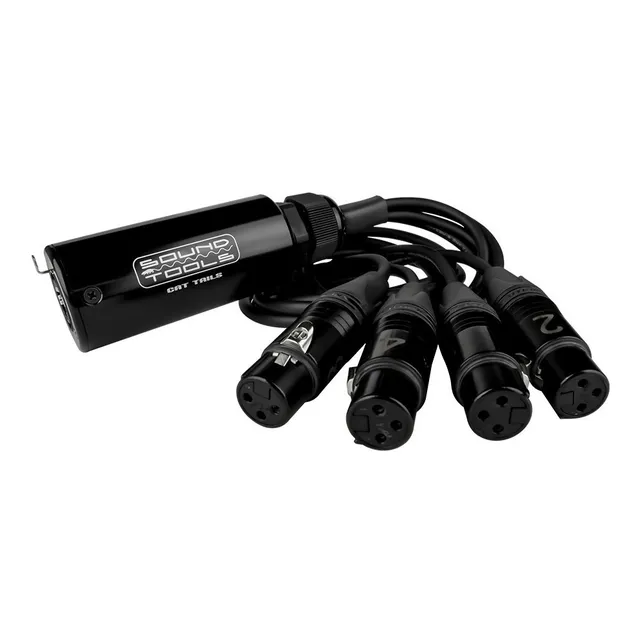 Spliter De 4 Canales Hembra Dmx Cat Tail Soundtools Ctfd