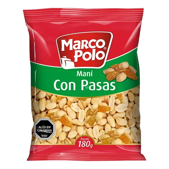 Mani Con Pasas Marco Polo 180gr