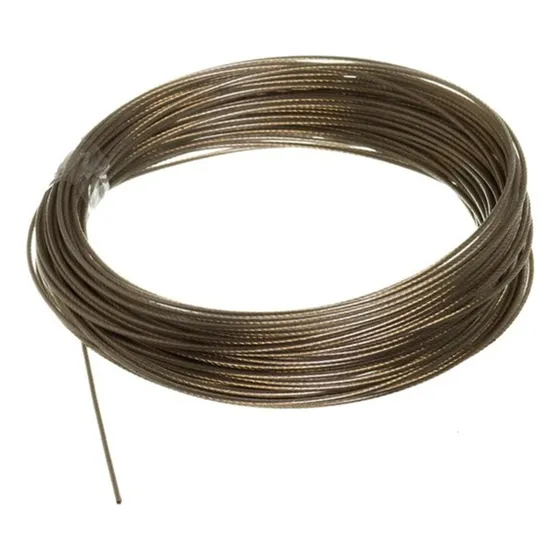 Corda Varal De Aço Revestido Em Pvc 20m Resistente Full