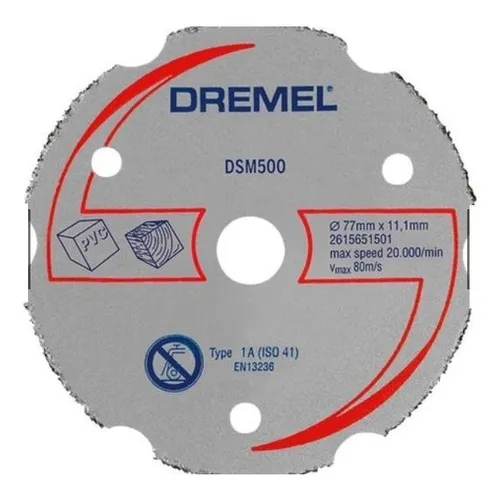 Disco De Corte Saw Max P/ Madeira/plastico Dremel Dsm 500