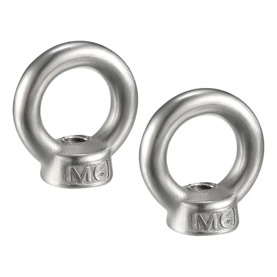 Anillos De Elevación De Tuercas M6 En Acero Inoxidable
