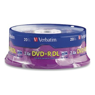 Torre De Discos Verbatim Dvd Dvd+r Double Layer 20 Discos Torre De Discos Verbatim Dvd Dvd+r Double Layer 20 Discos
