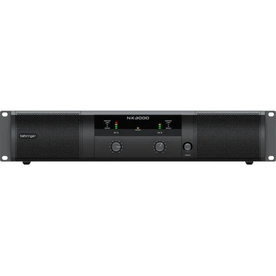 Behringer Nx3000 Amplificador Poder 3000 W Crossover Interno Color Negro