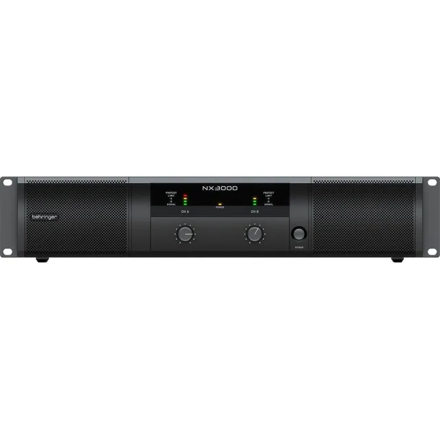 Behringer Nx3000 Amplificador Poder 3000 W Crossover Interno Color Negro