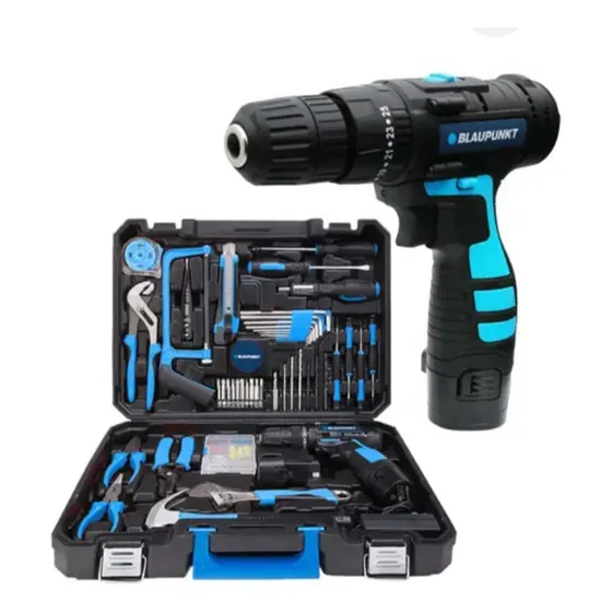 Kit De Herramientas 142 Piezas Con Taladro Power Kit 800