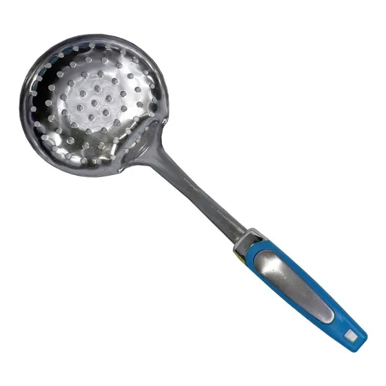 Cucharón Plano De Huecos En Acero Inoxidable Fine Casa 