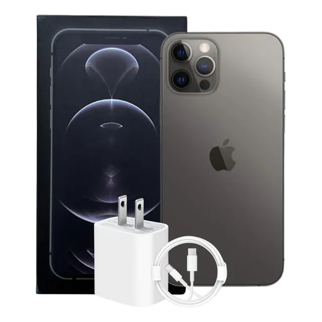 Apple iPhone 12 Pro Max (128 Gb) - Negro Con Caja Original
