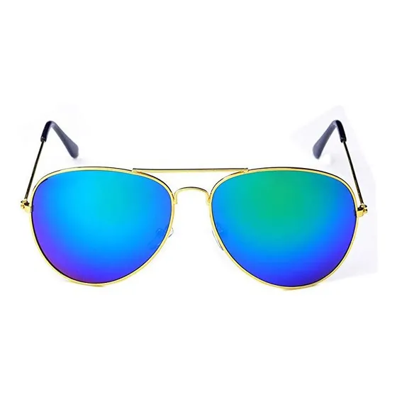 Lente De Sol Estilo Aviator Unisex Blue Mod. Ws M50415083a