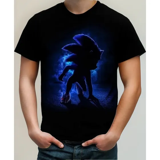 Camiseta Camisa Sonic Jogo Game Filme Knuckles Shadow Hd 07