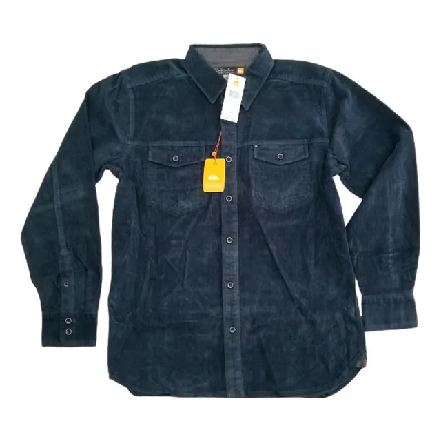 Camisa Manga Larga Para Caballeros Quiksilver (de Pana)