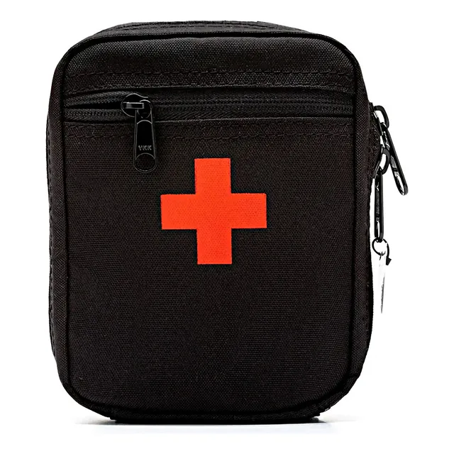 Pouch Táctico Botiquin Primeros Auxilios Bomberomanía Negro