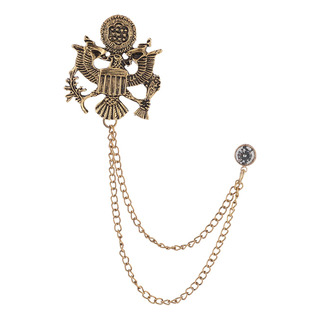 Broche De Cadena Con Borla, Pin De Solapa Áurea Antigua Broche De Cadena Con Borla, Pin De Solapa Áurea Antigua