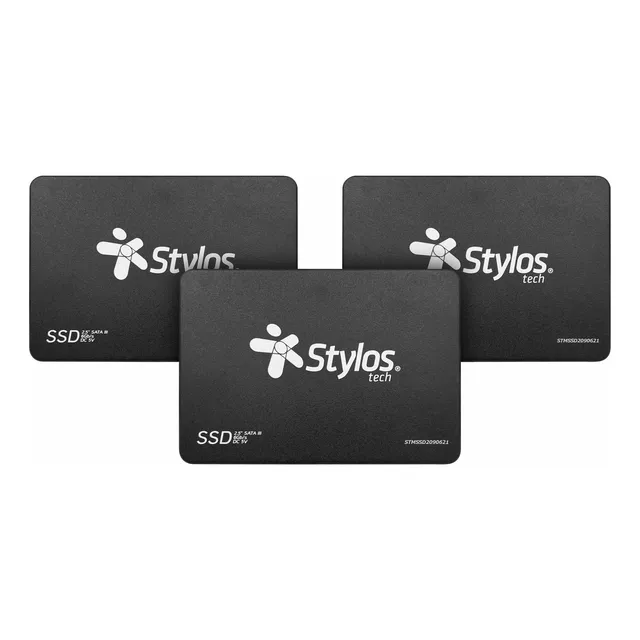 Kit 3 Unidad De Estado Solido Ssd 480gb Stylos Stmssd3b 