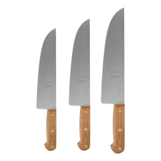 Cuchillos Eskilstuna X3 Acero Inoxidable C/ Madera