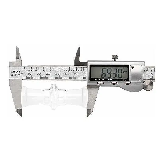 Jianuo Adaptador Tubo Cristal Cientifico Dama 14 0.551 In