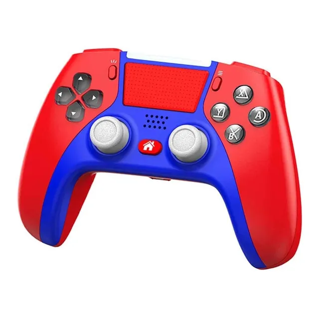 Mando Para Ps4 Rojo/azul Spider Botones Tras Alternativo P02