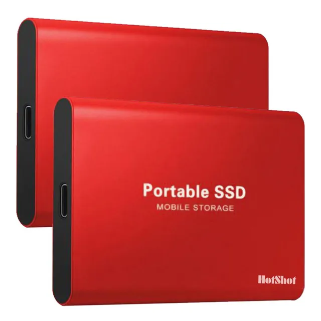 Ssd Disco Duro Portátil 4tb, Mxmdd-004, 2 Pzas, 4tb, Rojo, S