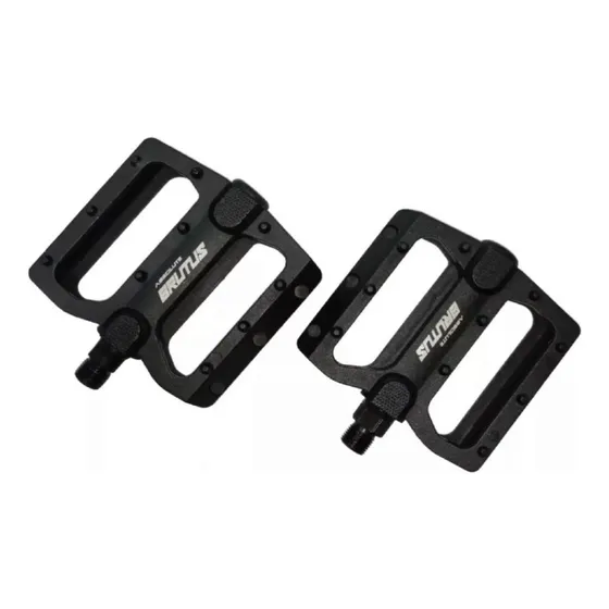Pedal Plataforma Free Style Absolute Brutus Flat 9/16 Bike Cor Preto