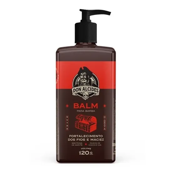 Bálsamo Hidratante para Barba Don Alcides Amadeirada 120 mL