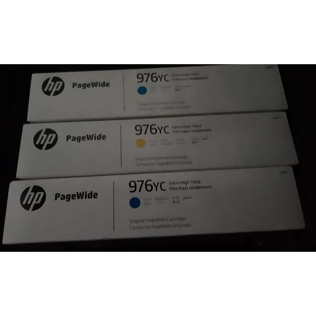 Pack 3 Tinta Hp 976yc Color 2 Magenta, Yellow Extra Alto