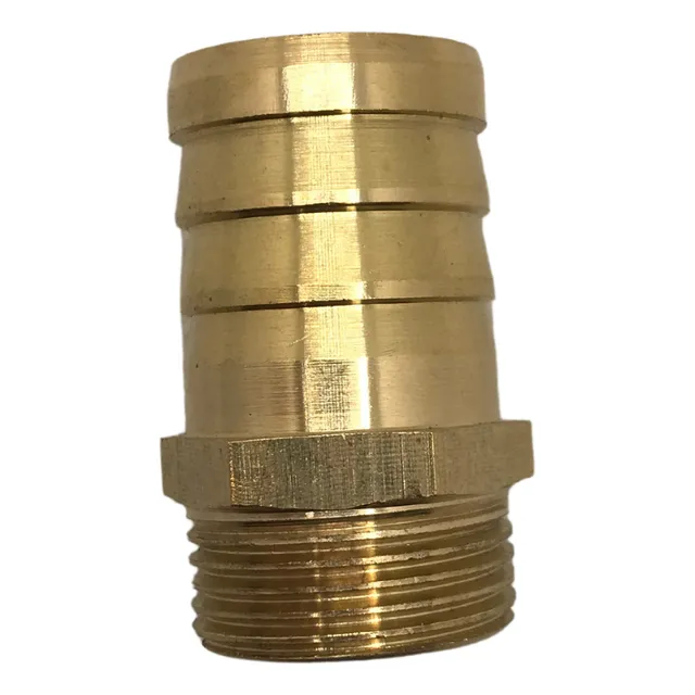 Espigão Latão Adaptador Rosca Macho 1 Pol Bsp P/ Mangueira 1