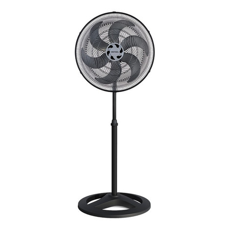Ventilador De Coluna 40cm Ventisol Turbo 6 Pás Oscilante E Altura Ajustável Cor Preto Ventilador De Coluna 40cm Ventisol Turbo 6 Pás Oscilante E Altura Ajustável Cor Preto