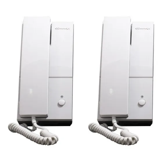 Intercomunicador Tp 1l 1k Commax 2 Telefonos Pilas O Fuente