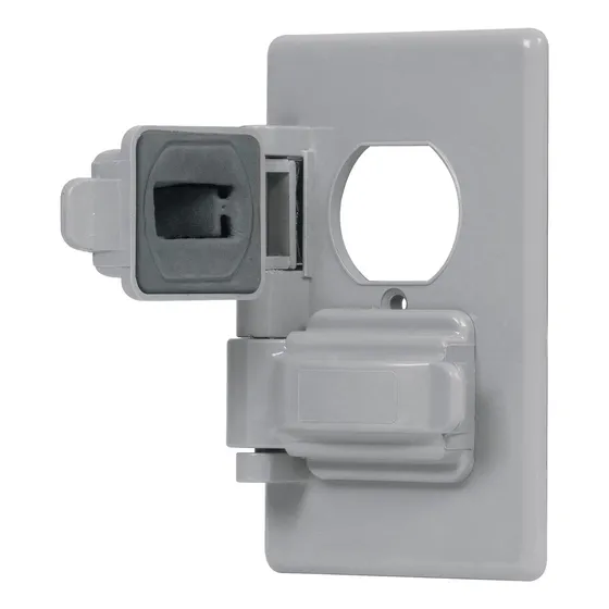 Placa Dúplex De Policarbonato Para Intemperie, Volteck 46410