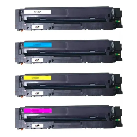 Juego 4 Toner Compatible Con 202x Cf500x 501x 502x 503x