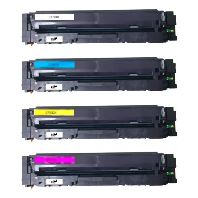 Juego 4 Toner Compatible Con 202x Cf500x 501x 502x 503x