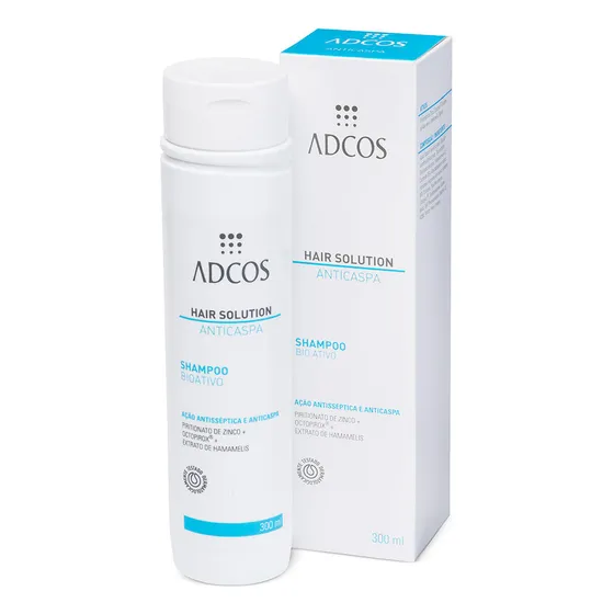  Hair Solution Shampoo Bio Ativo 300ml Adcos