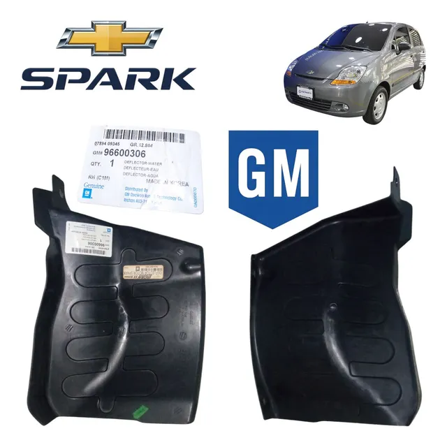 Deflector De Agua Motor Gm Chevrolet Spark- Alta Durabilidad