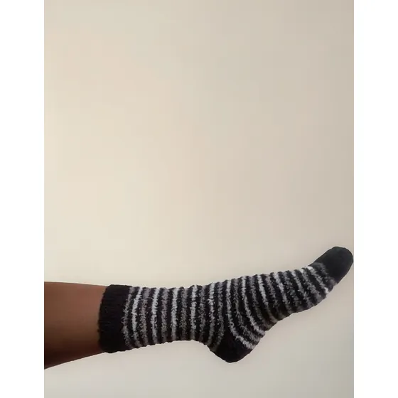 6 Pares Medias Termica Peluche Unisex Frio Calentadoras