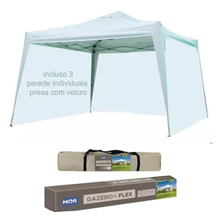 Gazebo Tenda Articulado Mor Sanfonada 3x3 + 3 Paredes Gazebo Tenda Articulado Mor Sanfonada 3x3 + 3 Paredes