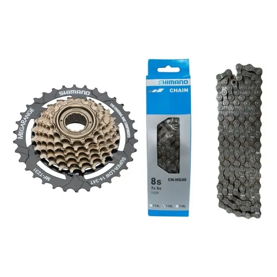 Pacha Mega Range + Cadenilla Shimano 7 Velocidades Bicicleta