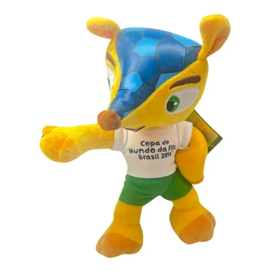 Boneco Mascote Copa Brasil 2014 Fuleco Pelucia