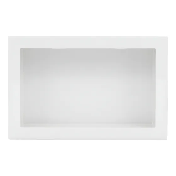 Nicho No Quartzo Branco 65x40x10 Para Banheiro