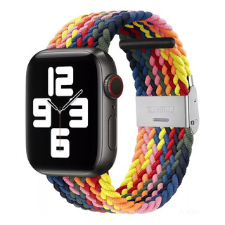 Correa De Nylon Trenzada Compatible Con Apple Watch A55 Correa De Nylon Trenzada Compatible Con Apple Watch A55