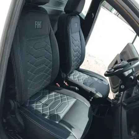 Capas Bancos Automotivo Strada Cabine Simples Personalizada Preto