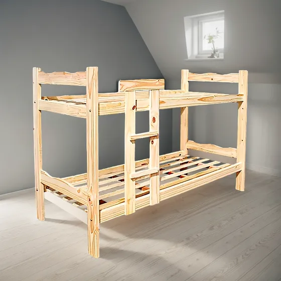 Cama Superpuesta Marinera Cucheta En Pino - Pinoshow Color Natural