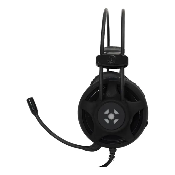 Headset Gamer Fortrek H2 Pro Over-ear Black Edition Led Azul