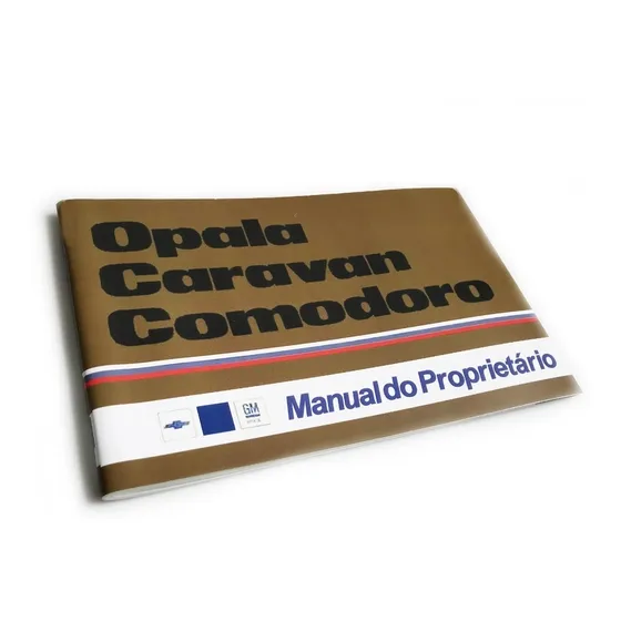 Manual Do Proprietário Opala 1979 Caravan  + Brinde