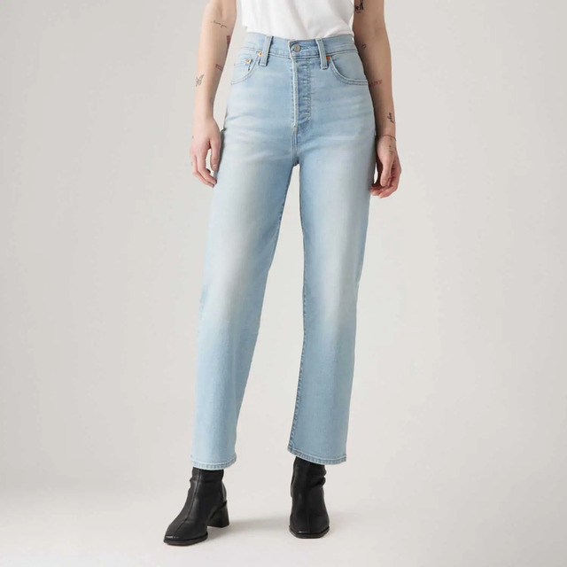 Calça Jeans Levi's® Ribcage Straight Ankle Clara 726930222