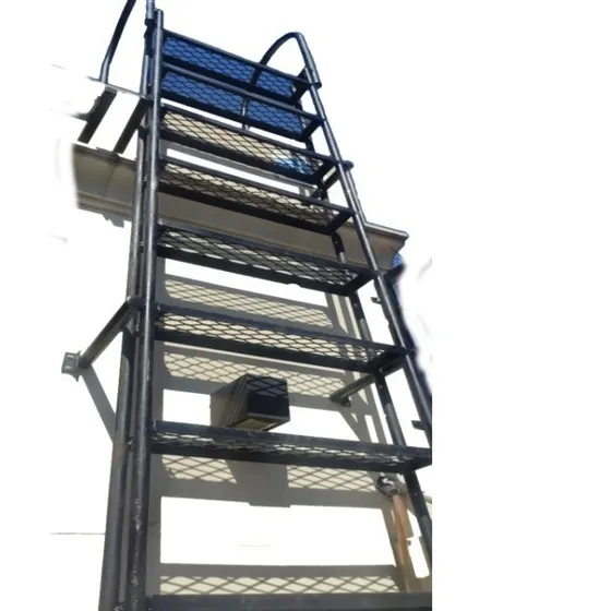 Escaleras De Hierro, Fijas, Reforzada De Escape 