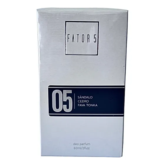 Perfume Fator 5  No 05 Masculino Deo Parfum - 60 Ml